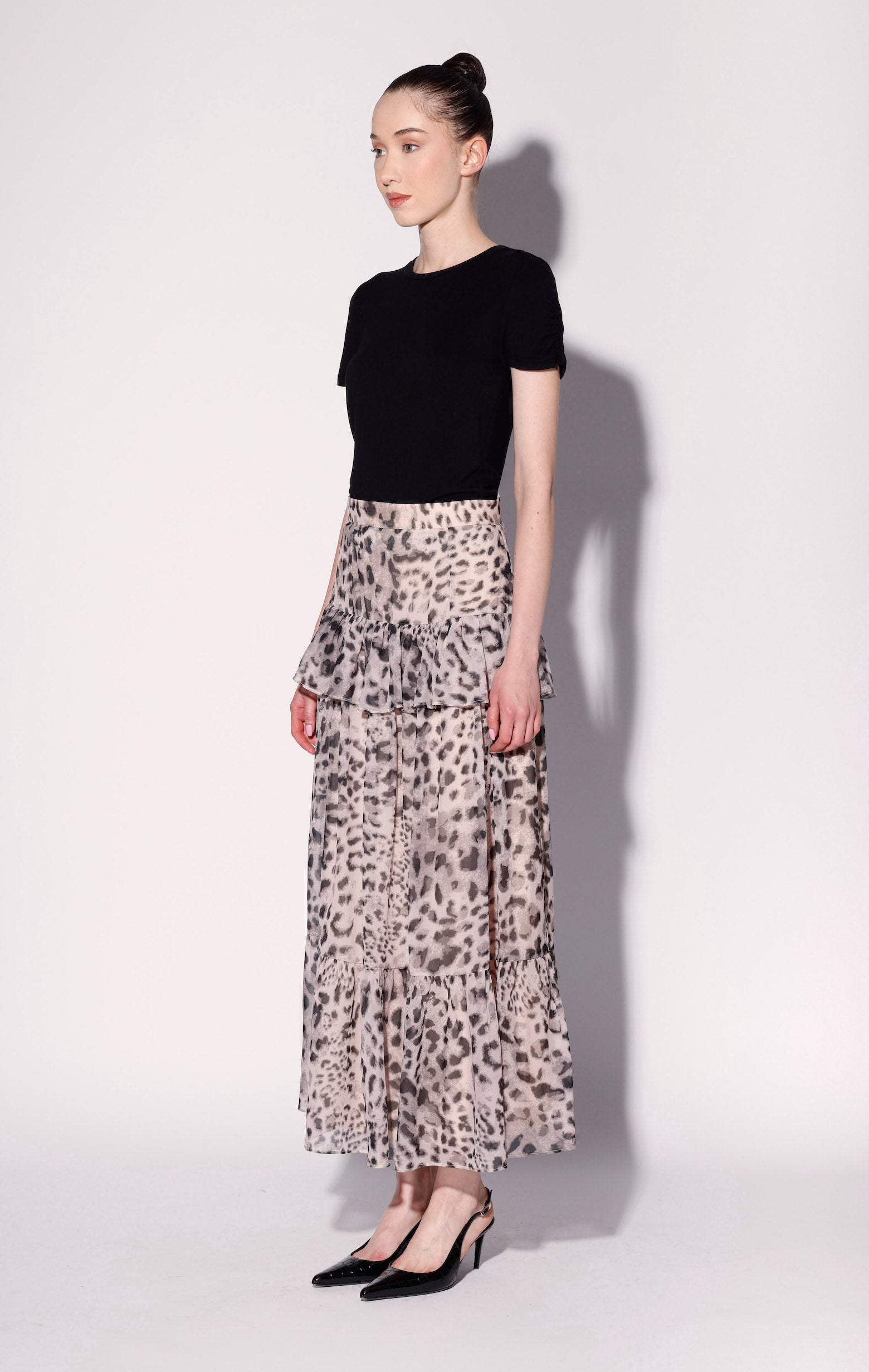 Amari Skirt, Tibet Leopard