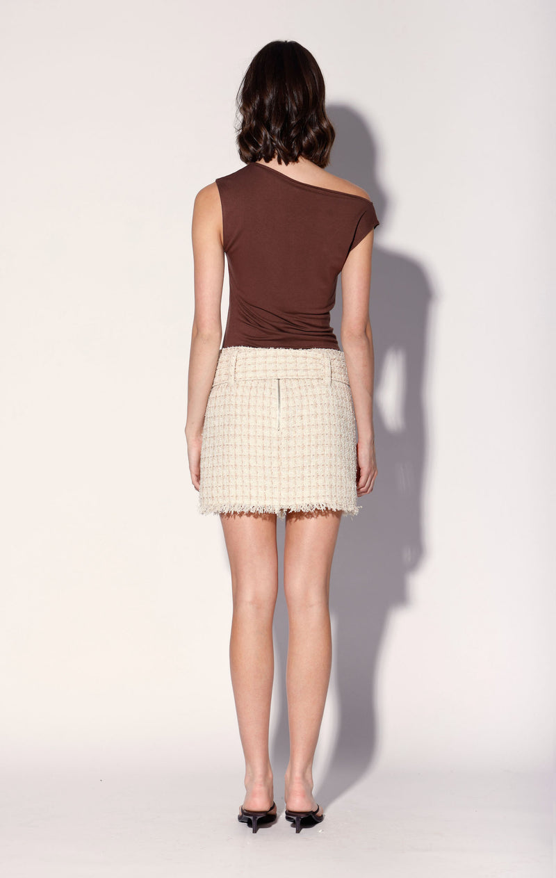Vivian Skirt, Sahara Tweed