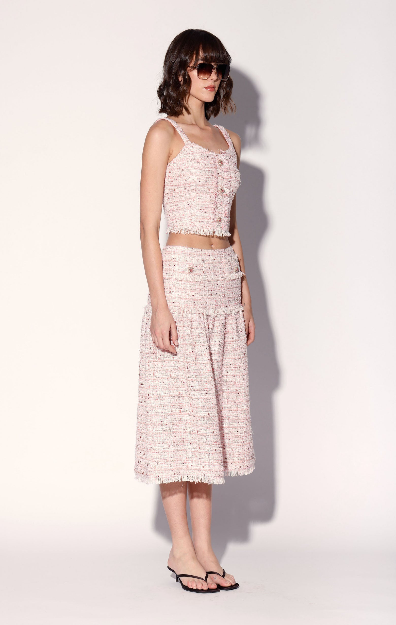 Aubrey Skirt, Blossom Tweed