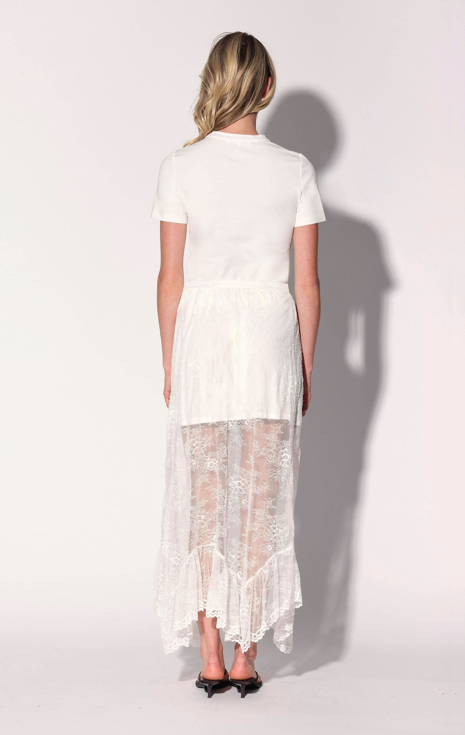 Gracelyn Skirt, Ivory Lace