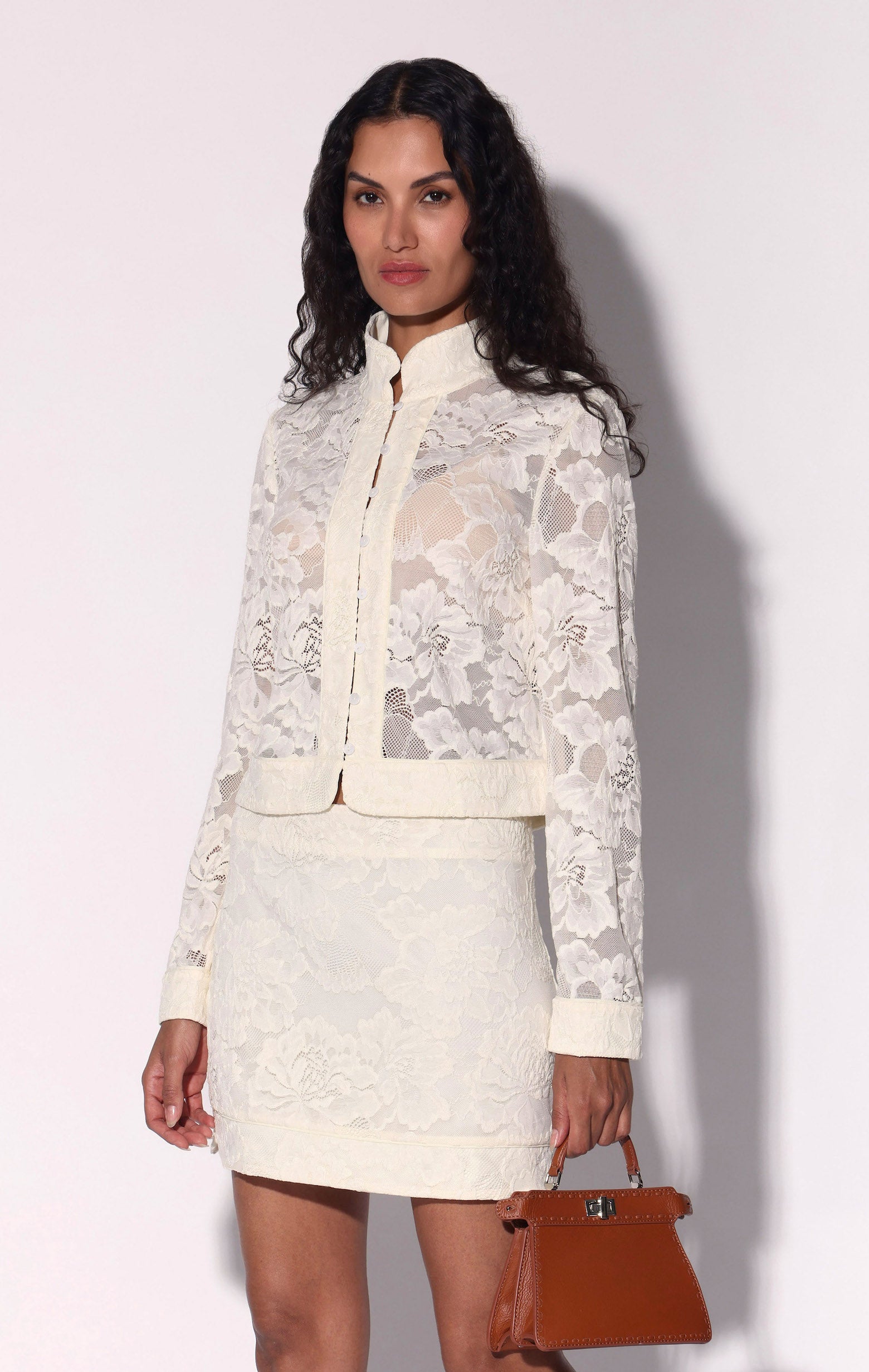Milly Skirt, Ivory Lace