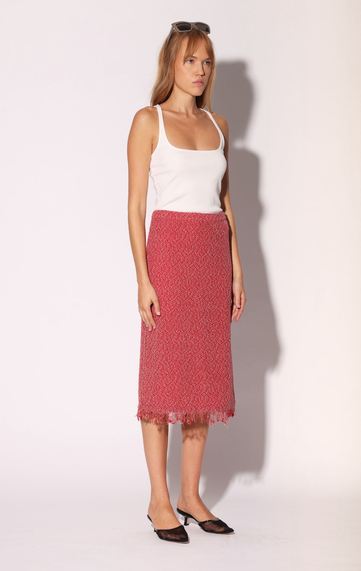 Kory Skirt, Red White