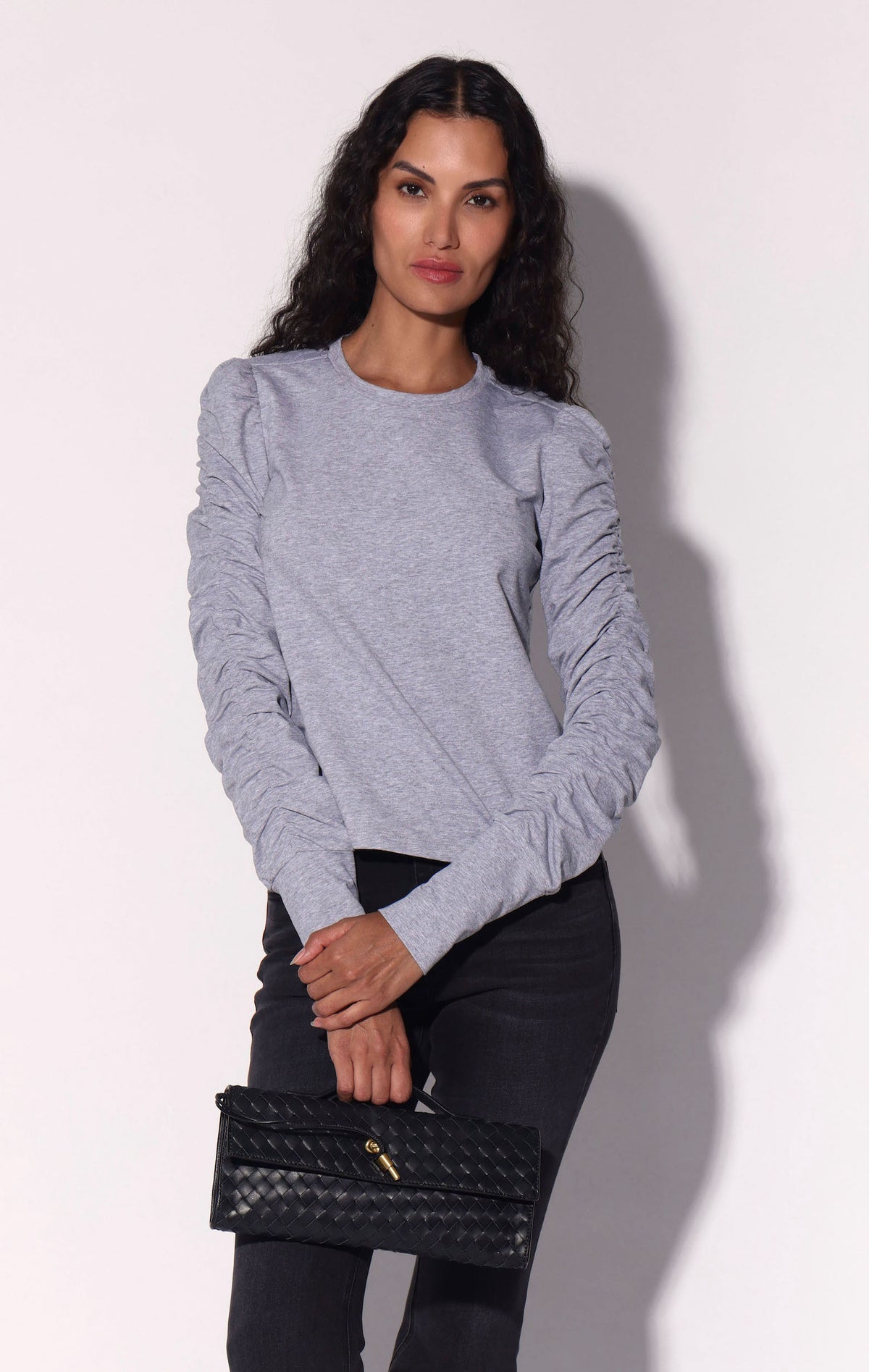 Dot Top, Heather Grey