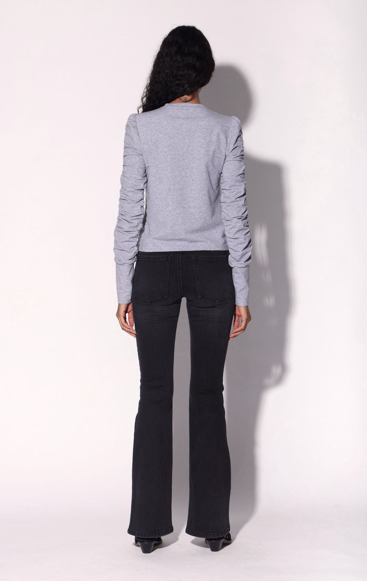 Dot Top, Heather Grey