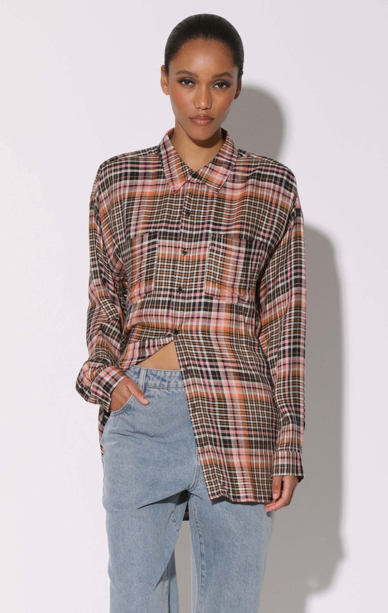 Tegan Top, Dakota Plaid