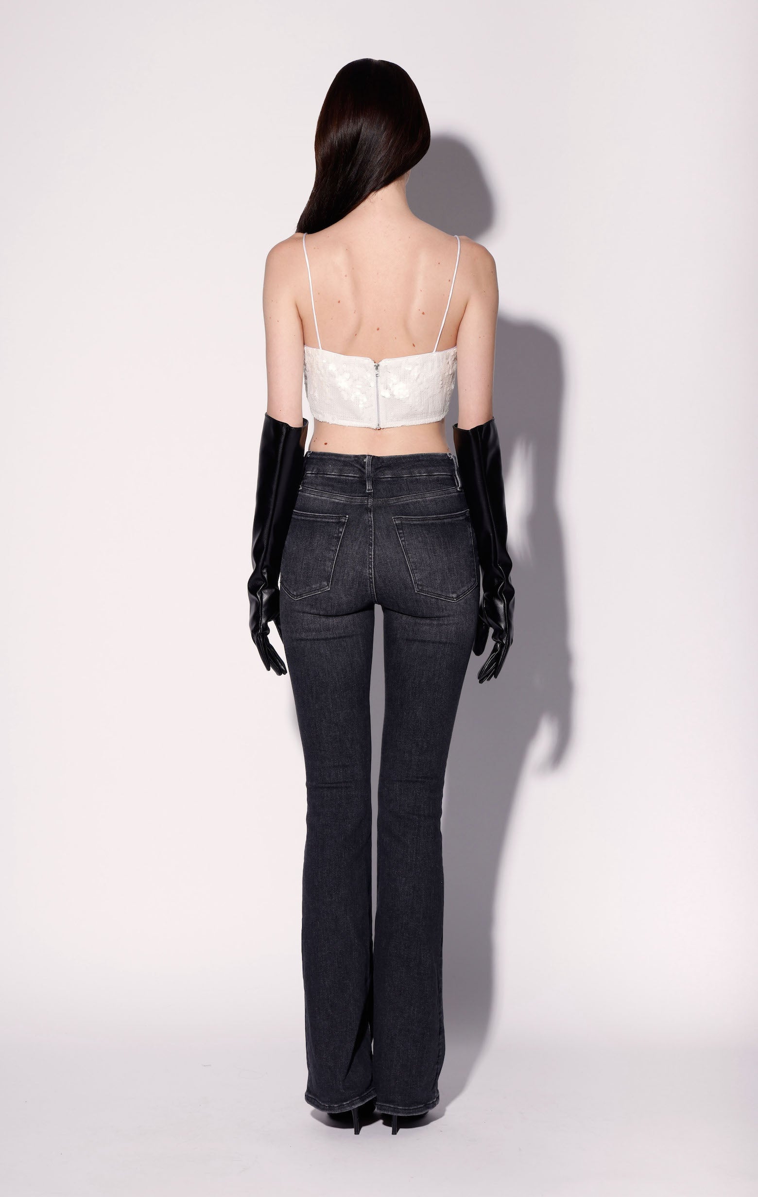 Audrine Top, Vanilla Cloud Sequin