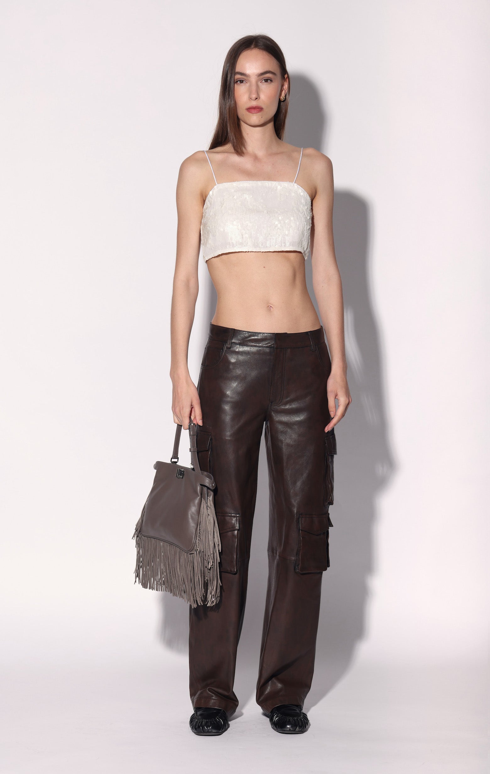 Audrine Top, Vanilla Cloud Sequin (Holiday 2026)