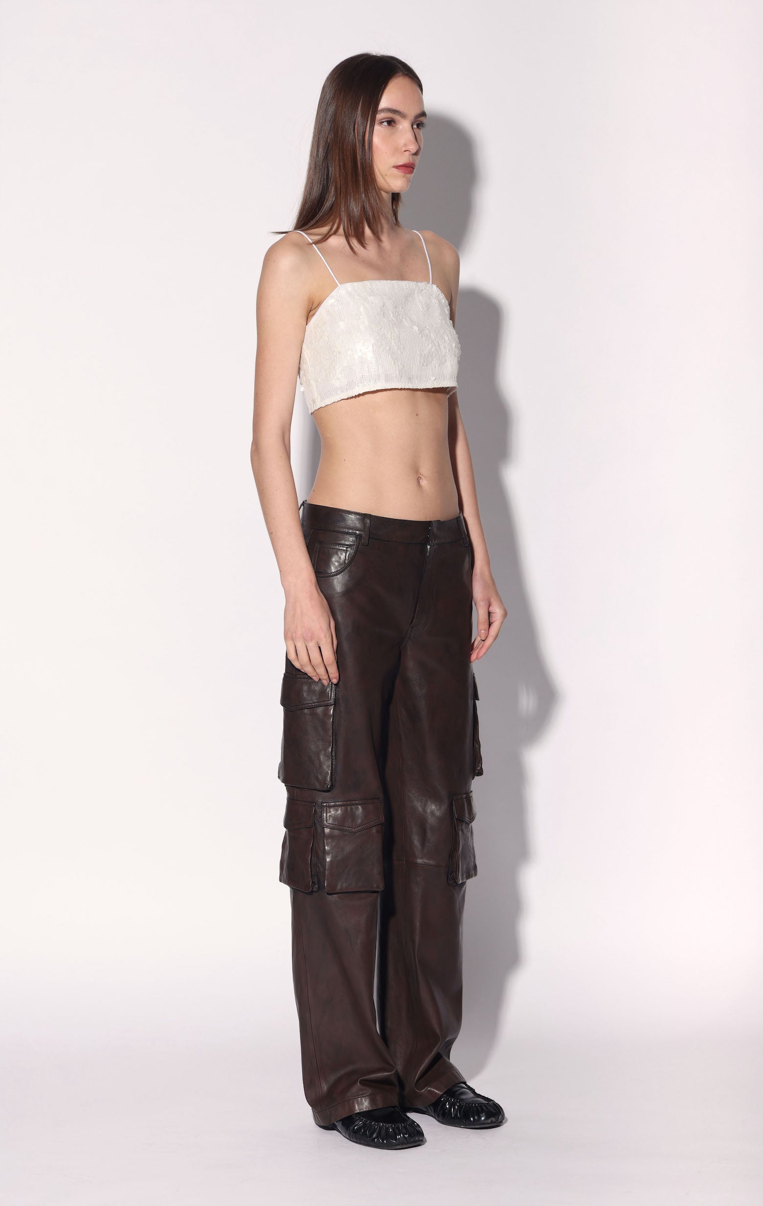 Audrine Top, Vanilla Cloud Sequin (Holiday 2026)