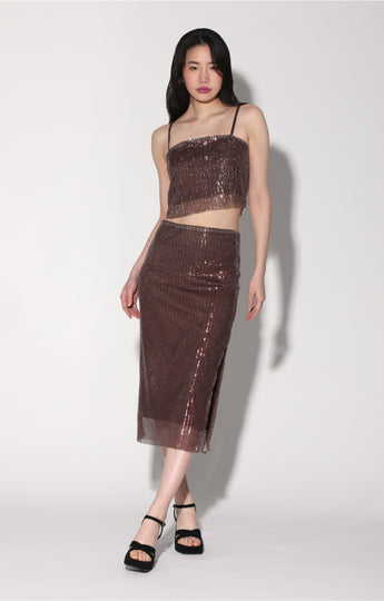Chellie Top, City Sequin Mink