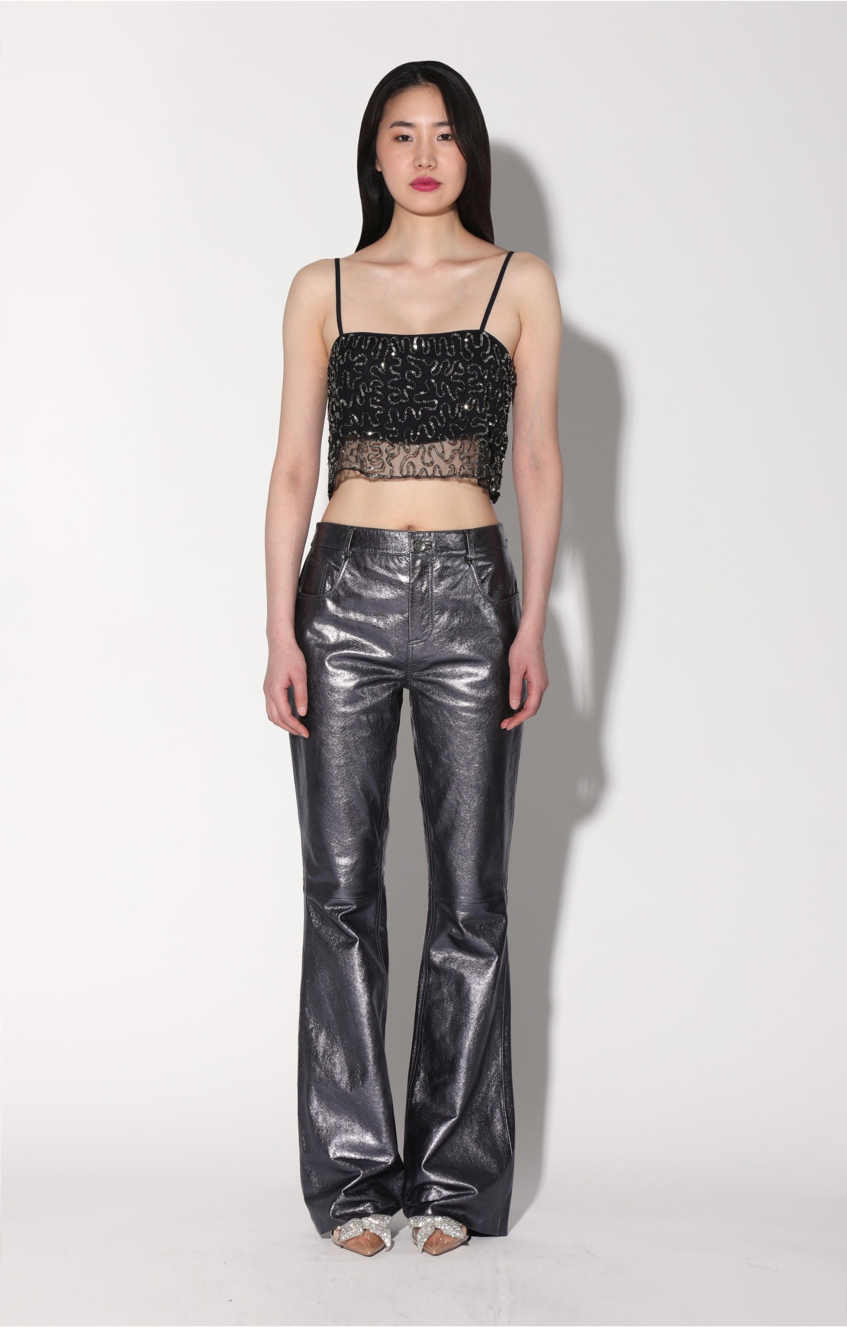 Tiana Top, Swirl Sequin