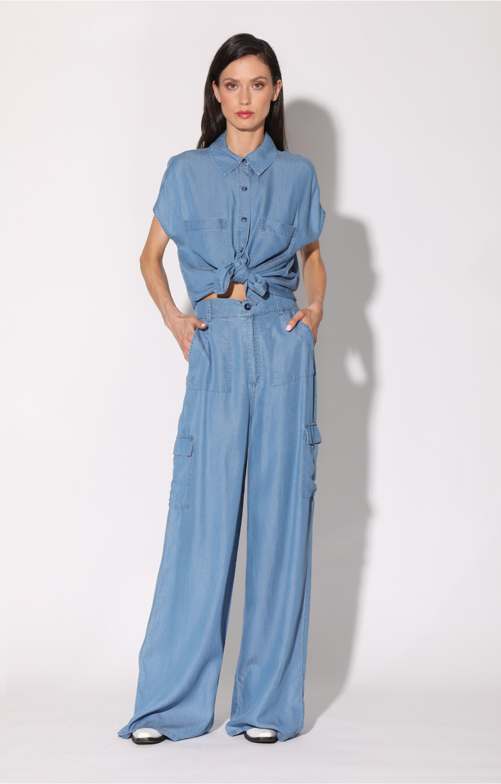 Sylvia Top, Medium Wash