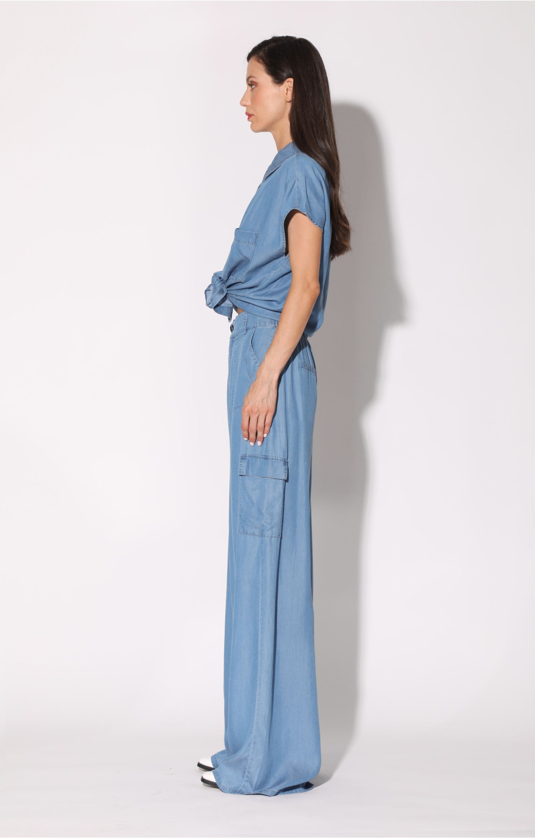 Sylvia Top, Medium Wash