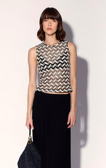 Nanette Top, Chevron Crochet