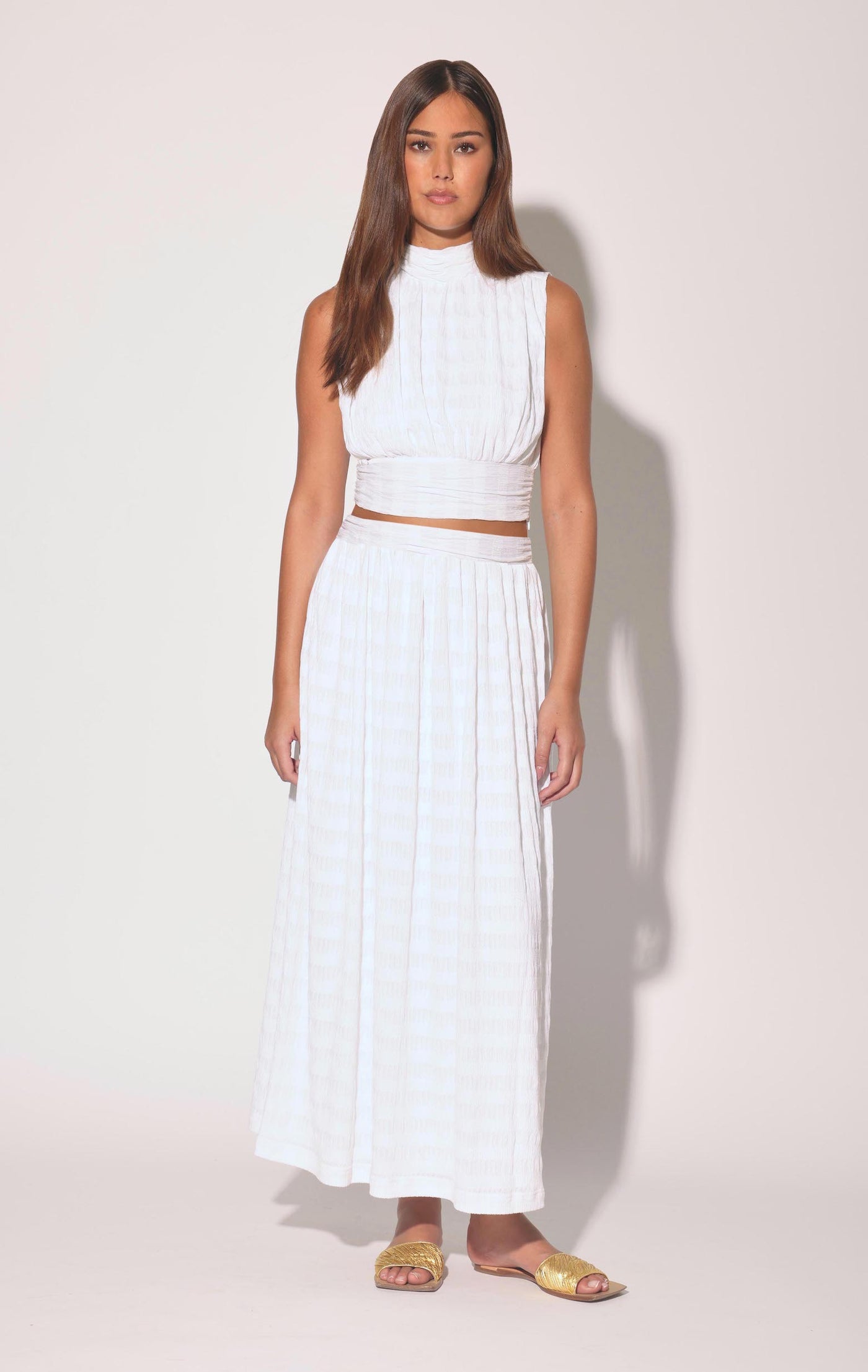 トップス andmary Amari ribbon tops Ivory ANDMARY】Amari ribbon tops