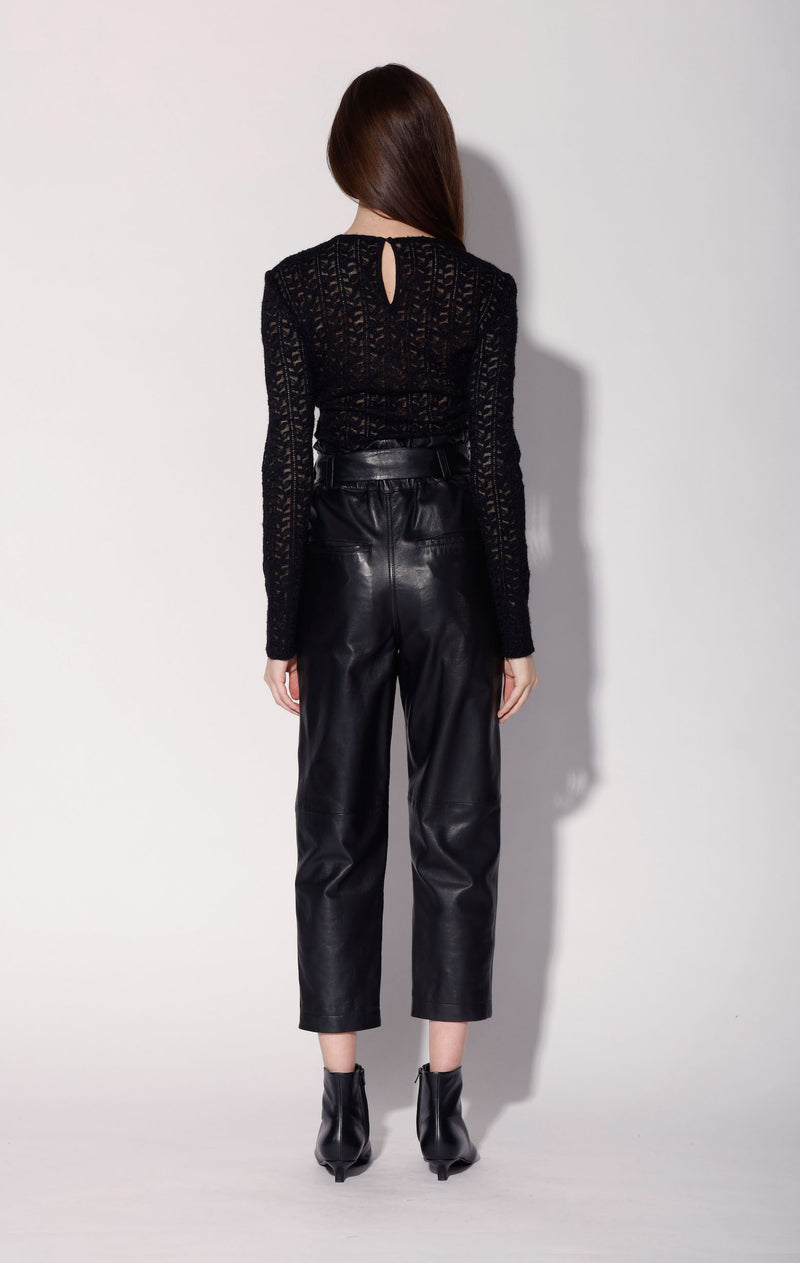 Percy Bodysuit, Black Ivy Lace