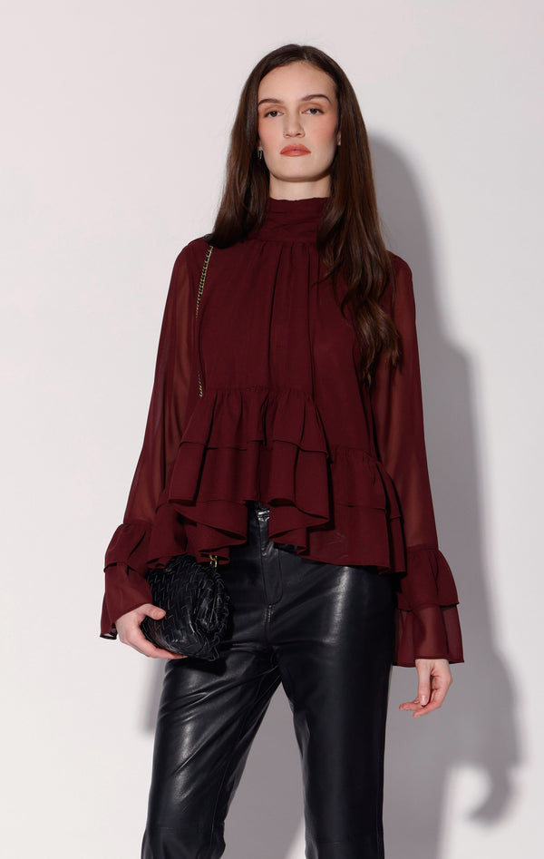 Mona Top, Aubergine