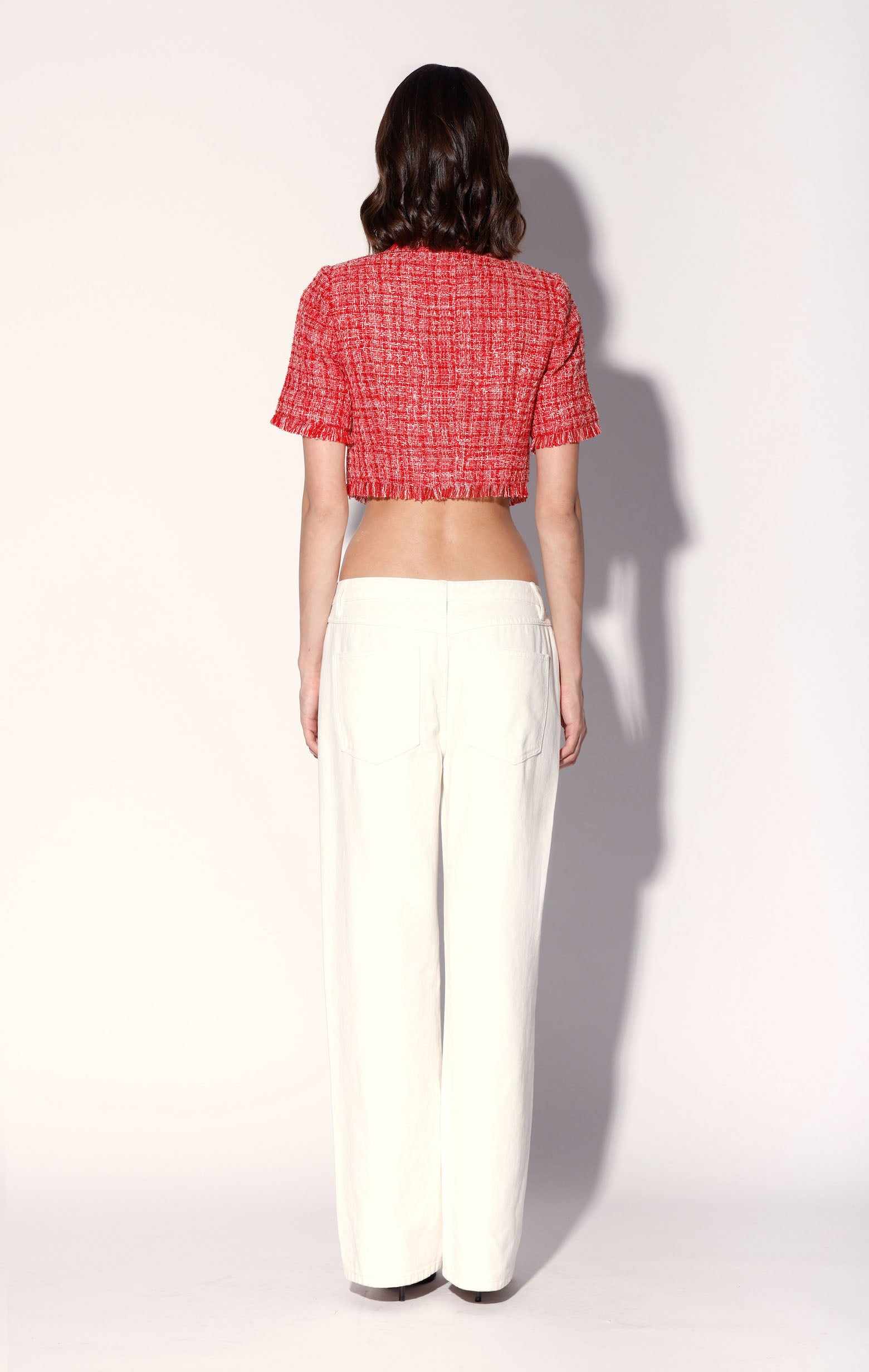 Rita Top, Cherry Tweed