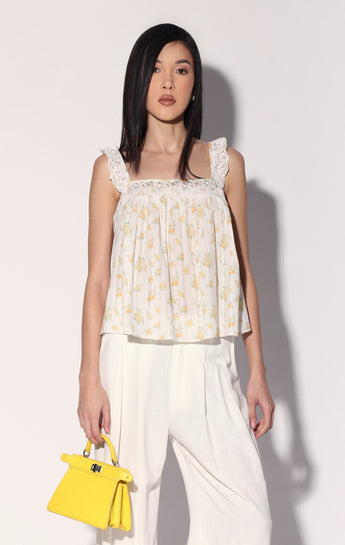 Cory Top, Yellow Bouquet