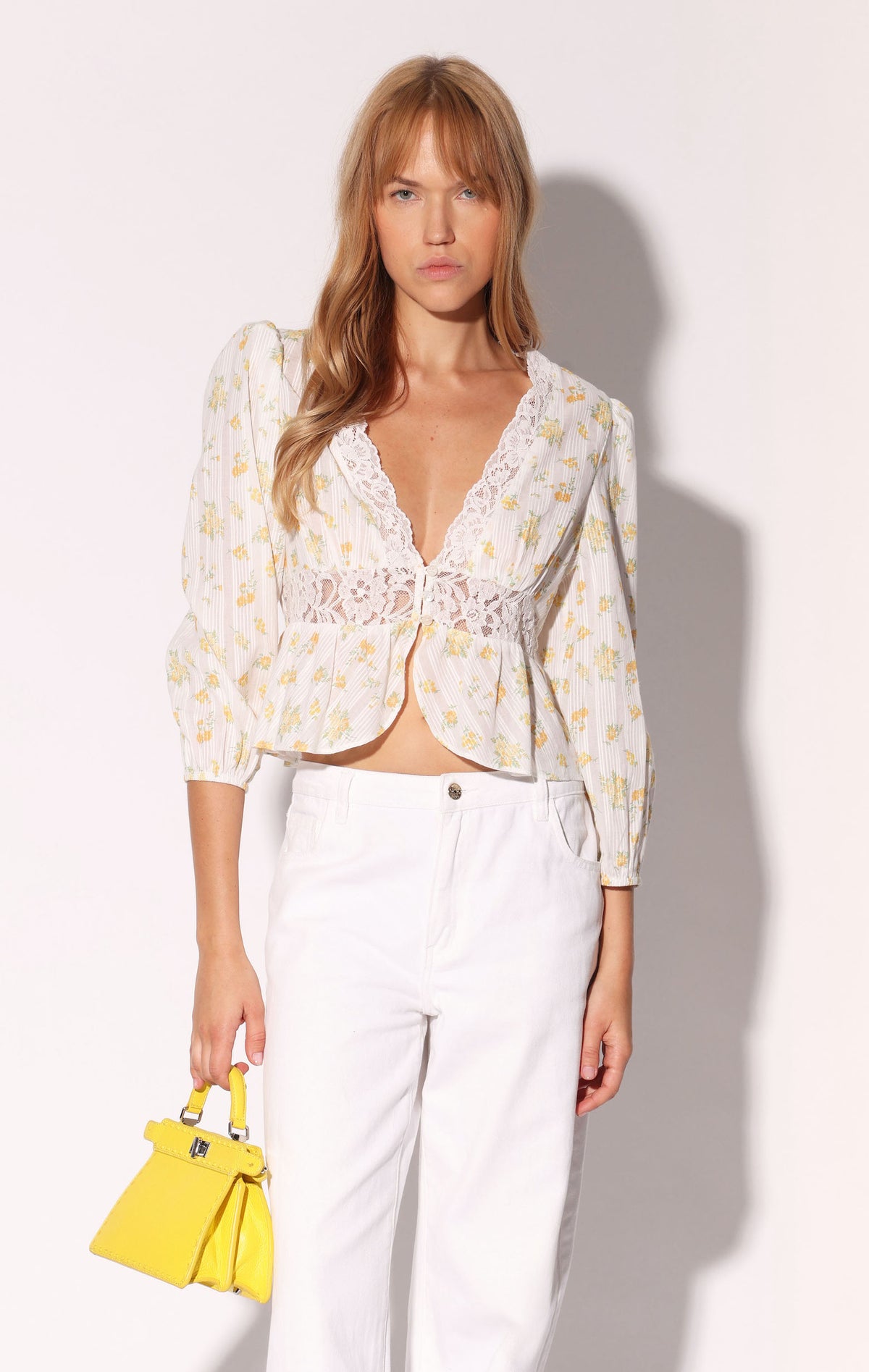 Charlene Top, Yellow Bouquet (Spring 2027)