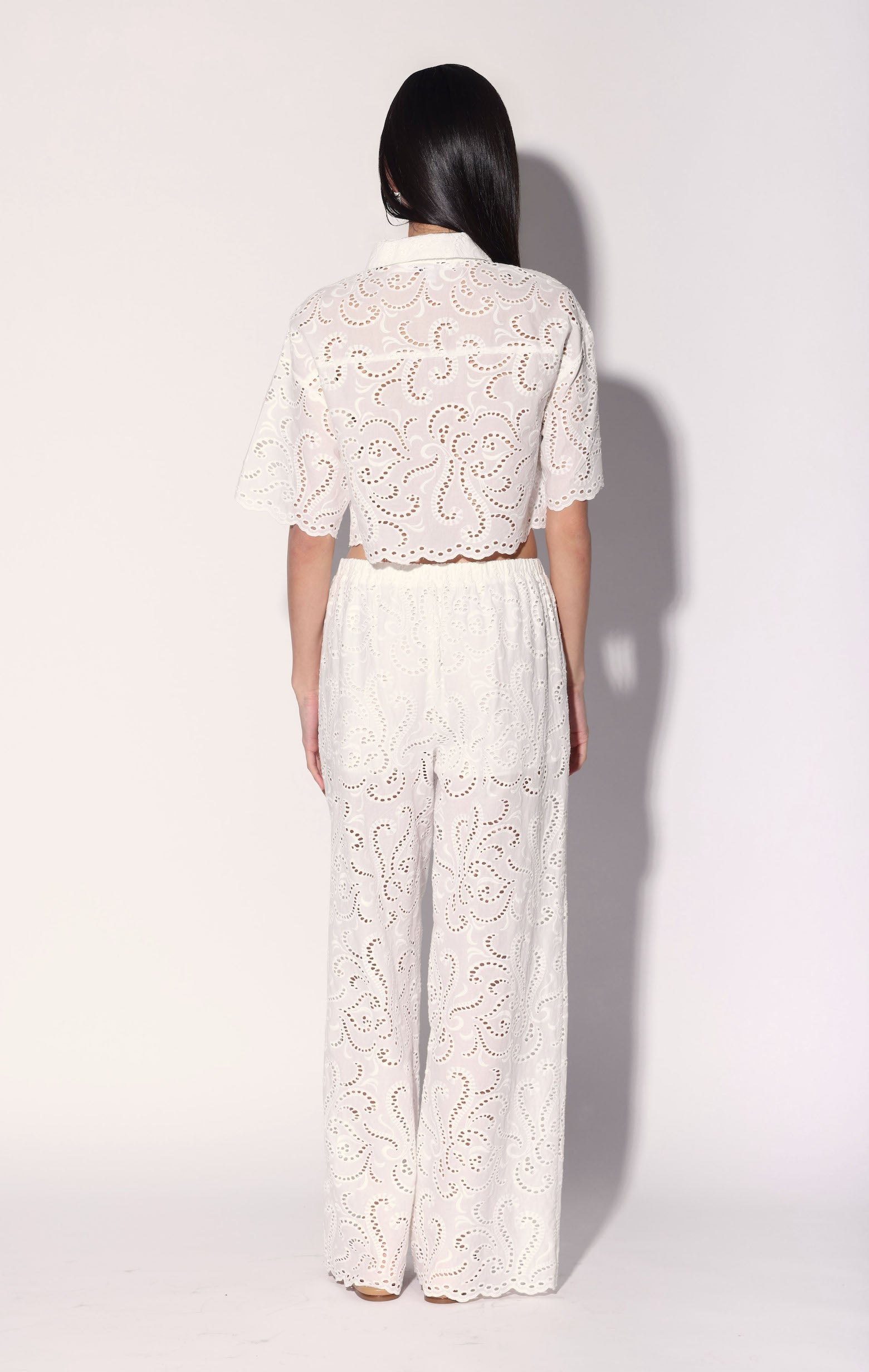 Cindy Top, White Eyelet