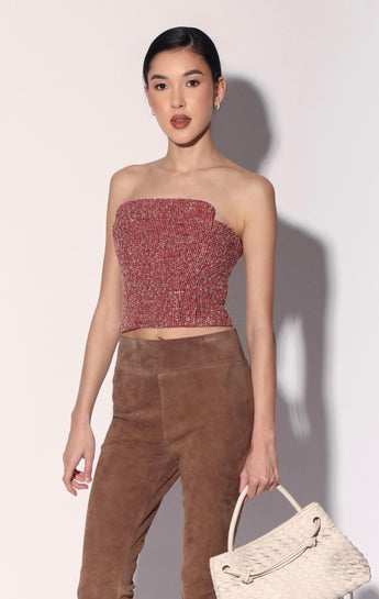 Cassia Top, Poppy Tweed