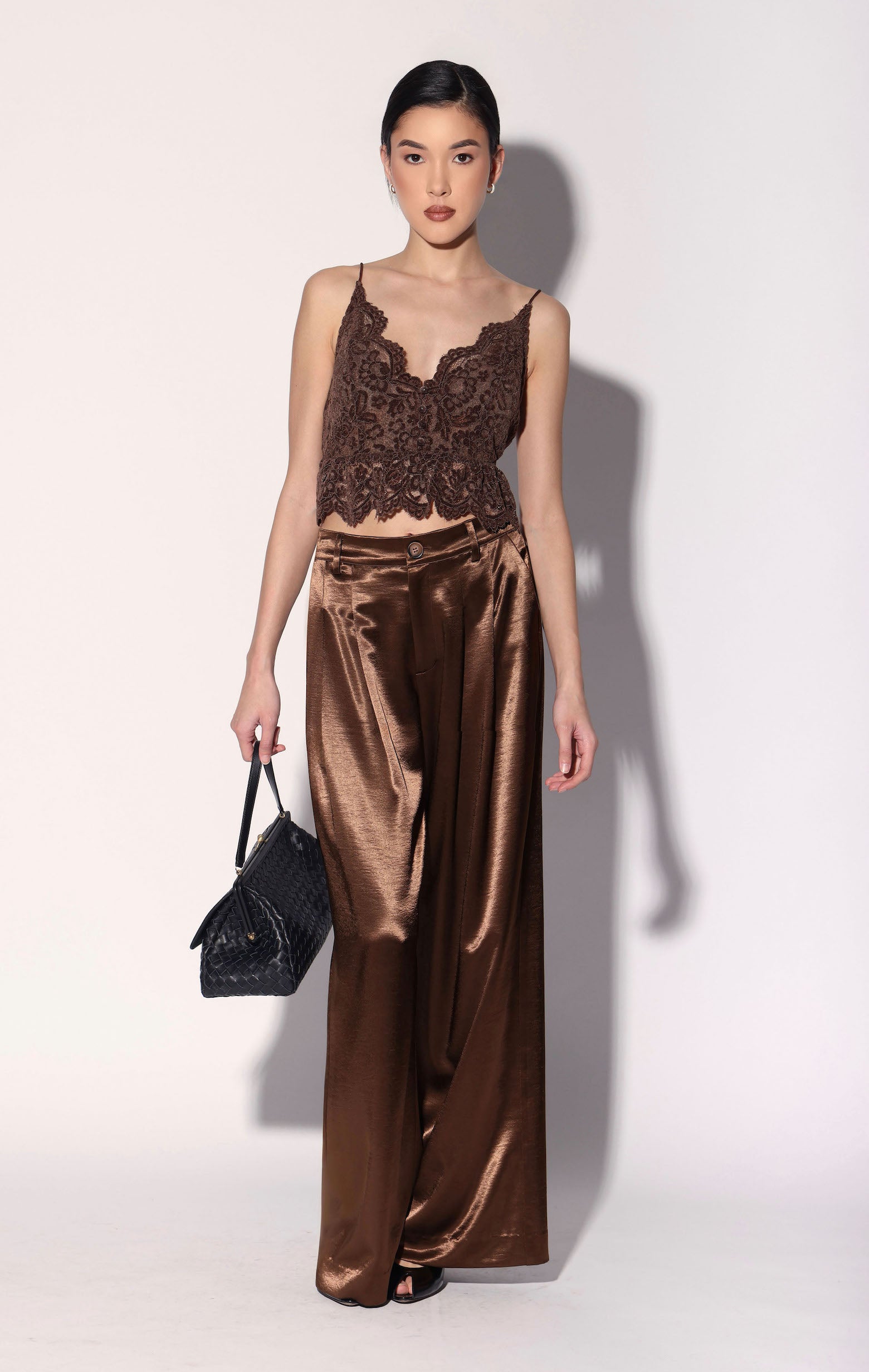 Lola Top, Chocolate Lace
