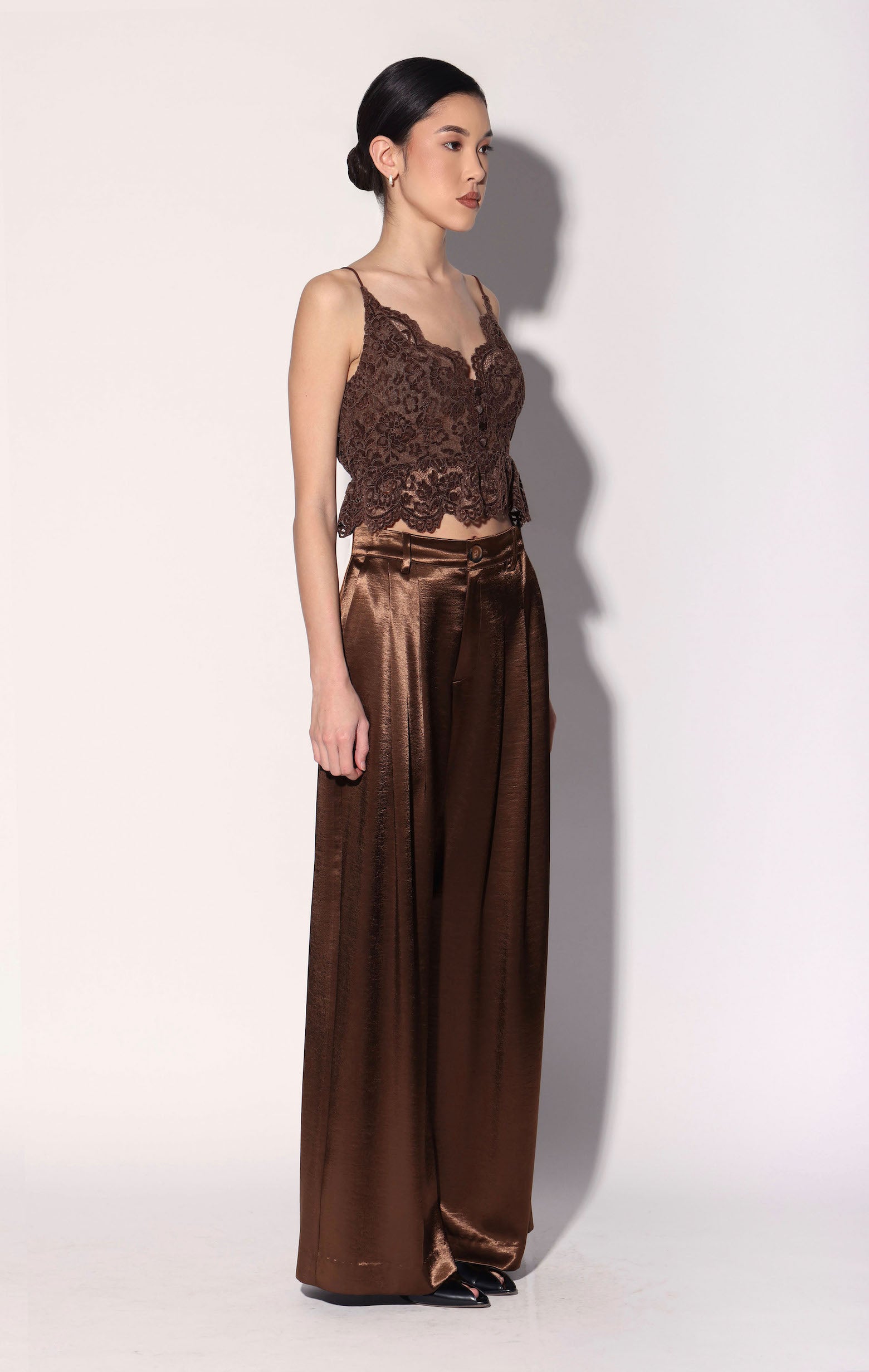 Lola Top, Chocolate Lace