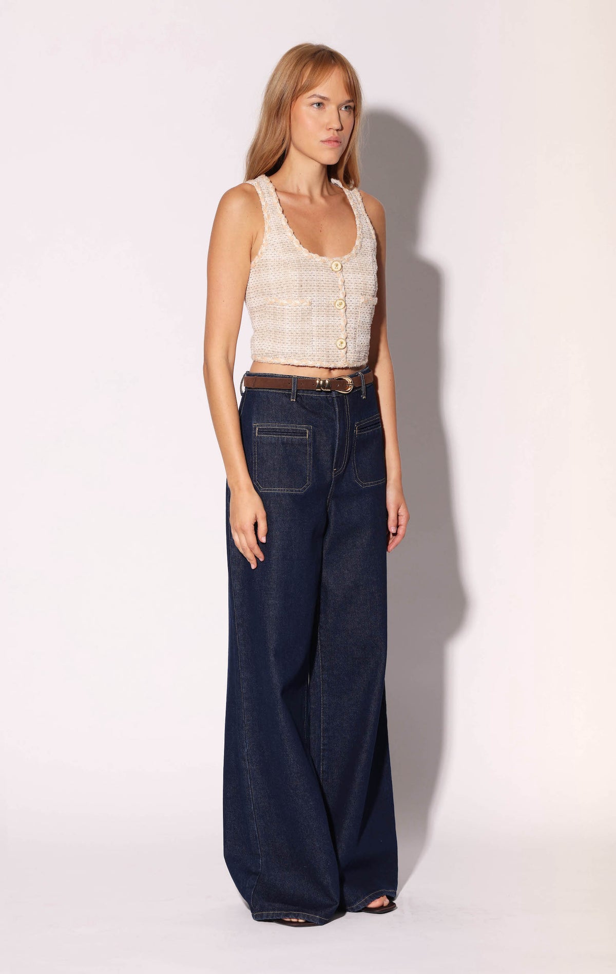 Aviva Top, Tuscan Tweed