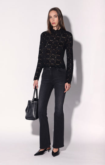 Tiara Top, Black Lotus Lace