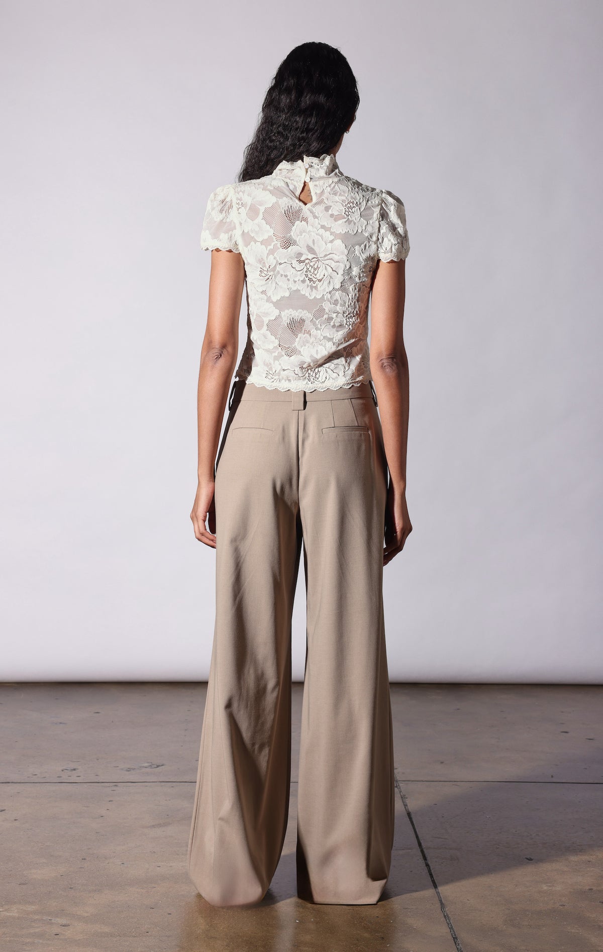 Melissa Top, Ivory Lace