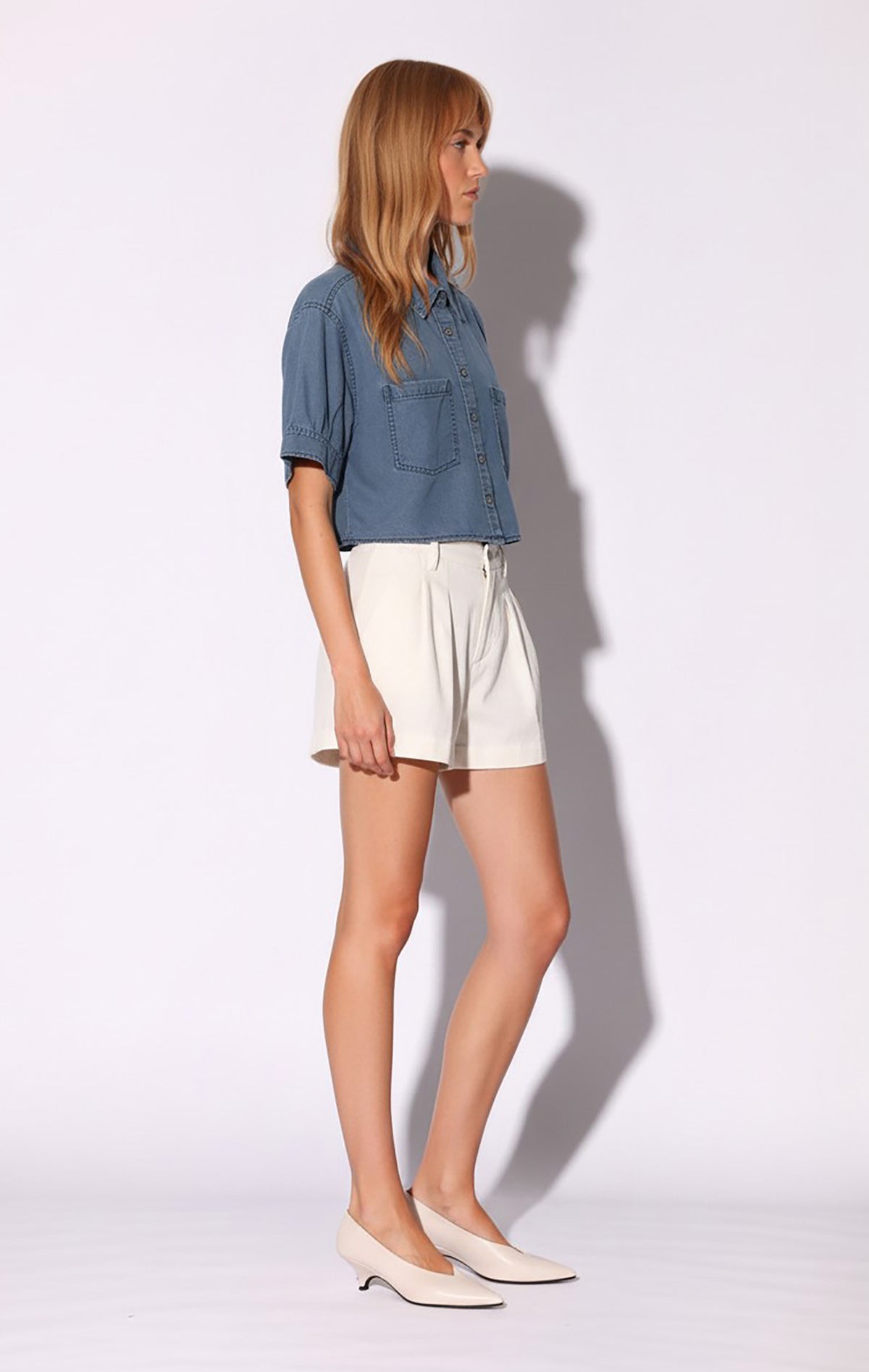 Vera Top, Light Wash