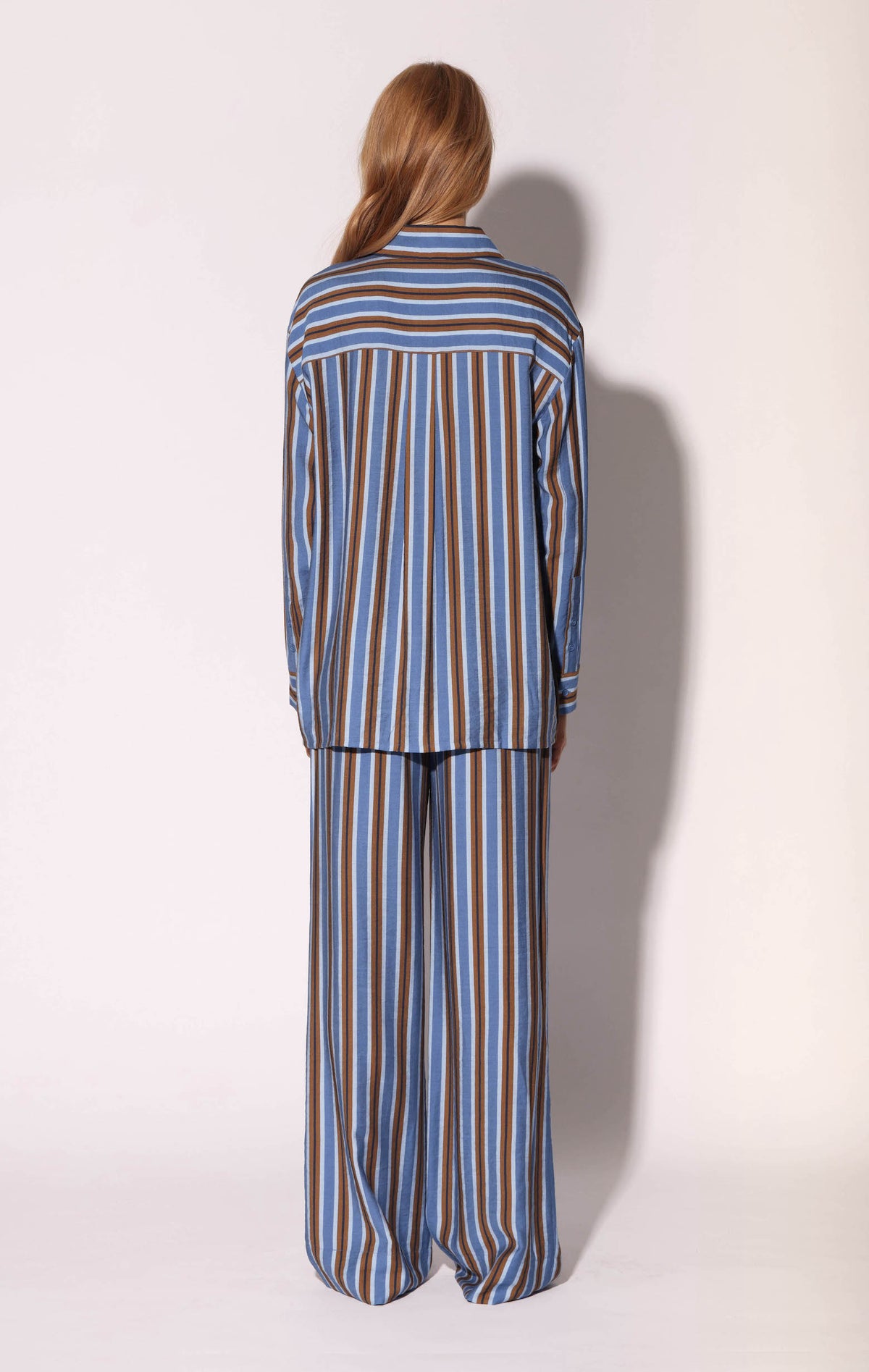 Clarice Top, Blue Brown