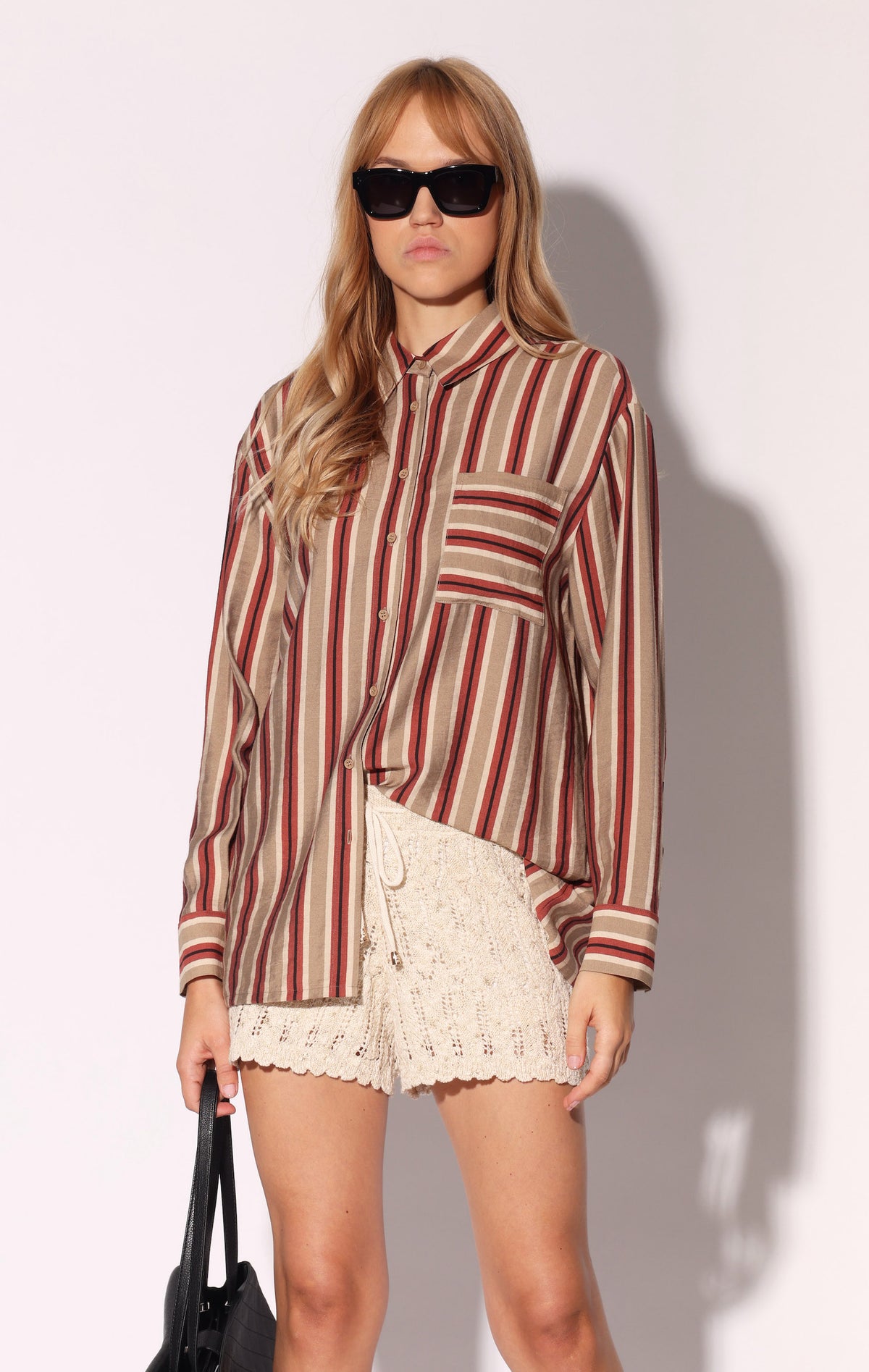 Clarice Top, Tan Clay