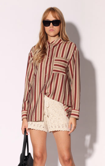 Clarice Top, Tan Clay