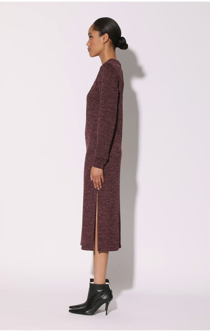 Fontine Dress, Plum Heather