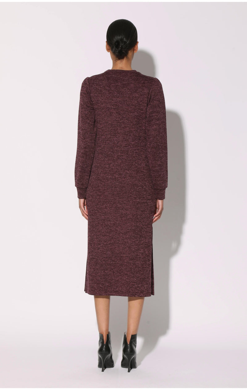 Fontine Dress, Plum Heather