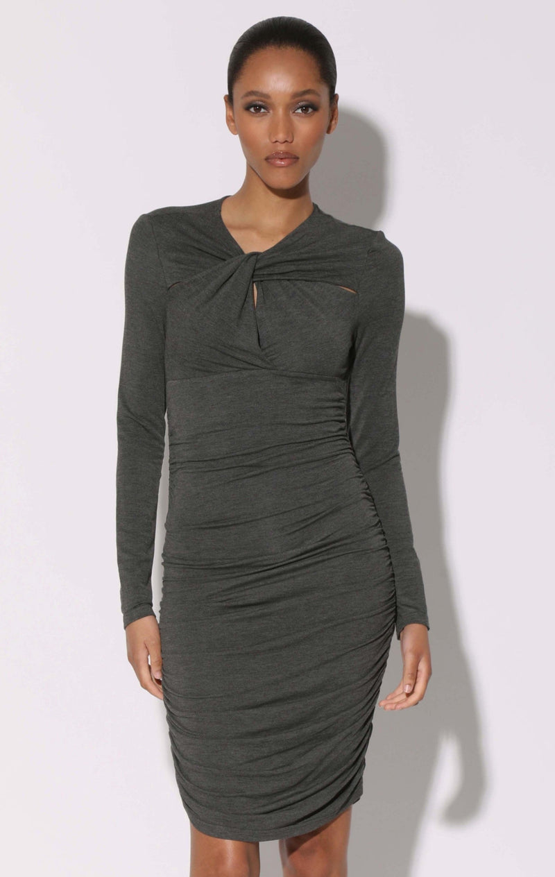 Calista Dress, Heather Grey