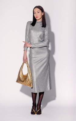 Ella Dress, Silver