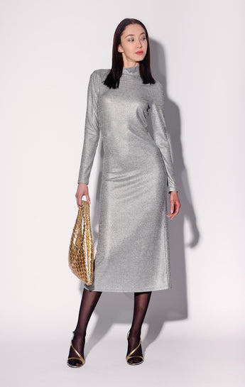 Ella Dress, Silver
