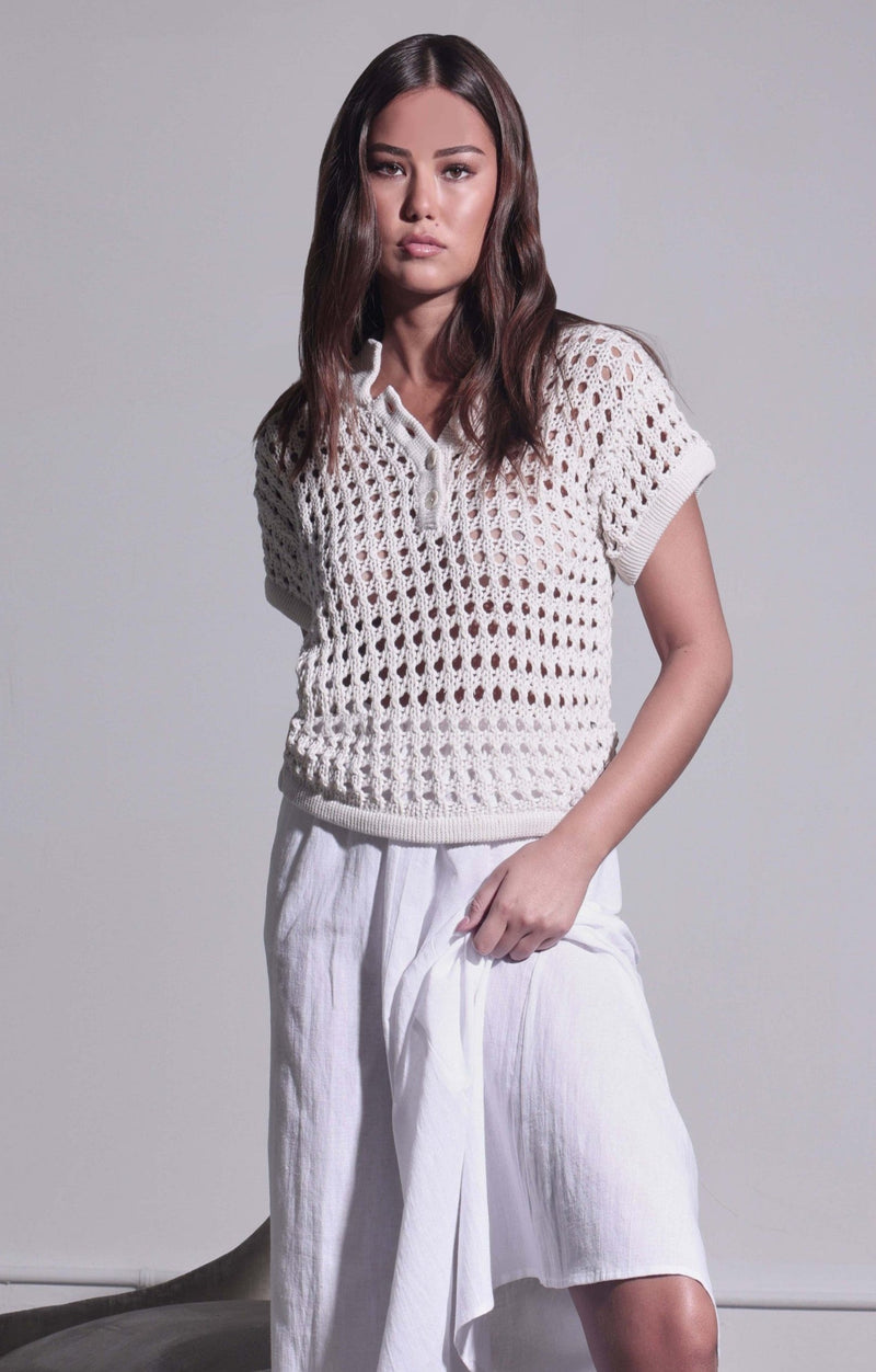 Laura Top, Cream (Spring 2025)