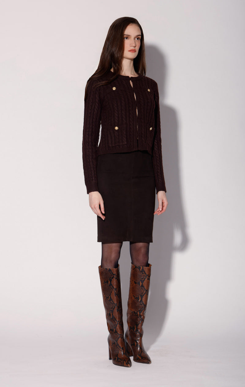 Giselle Cardigan, Plum