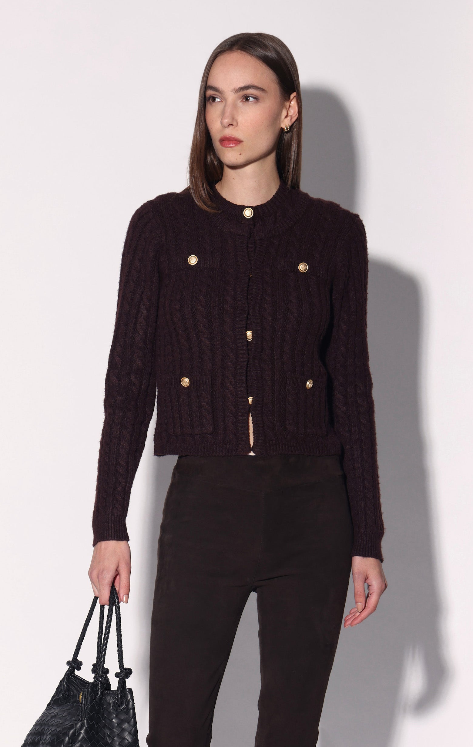 Giselle Cardigan, Plum