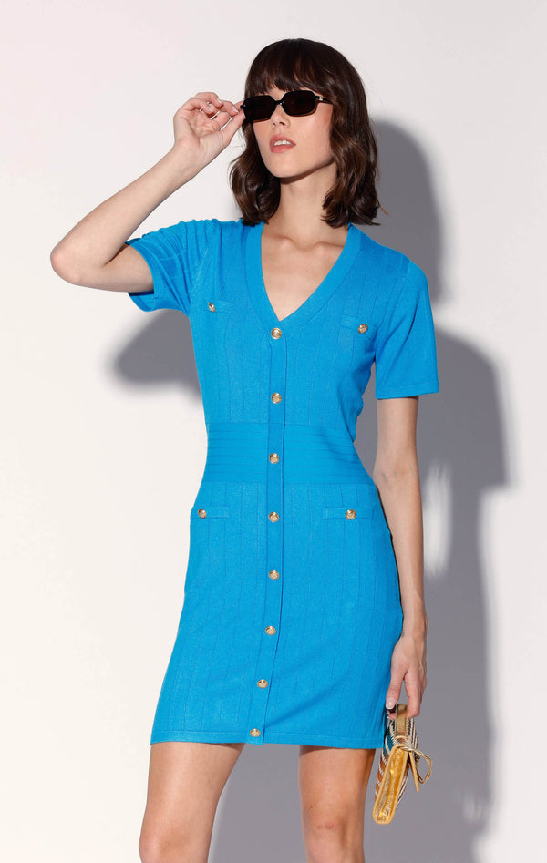 London Dress, Bright Blue (Pre Spring 2026)