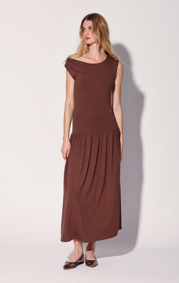 Fatima Dress, Saddle (Pre Spring 2026)