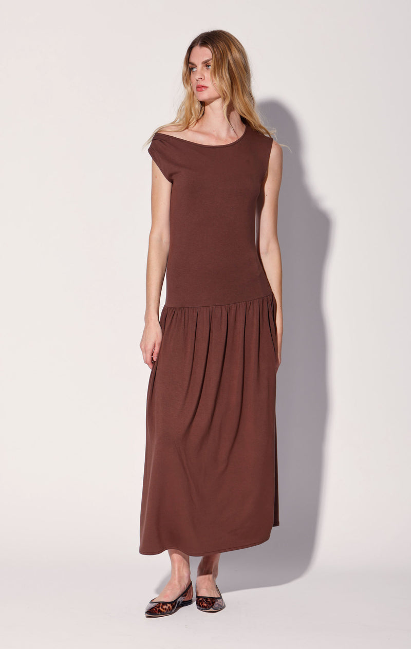 Fatima Dress, Saddle (Pre Spring 2026)