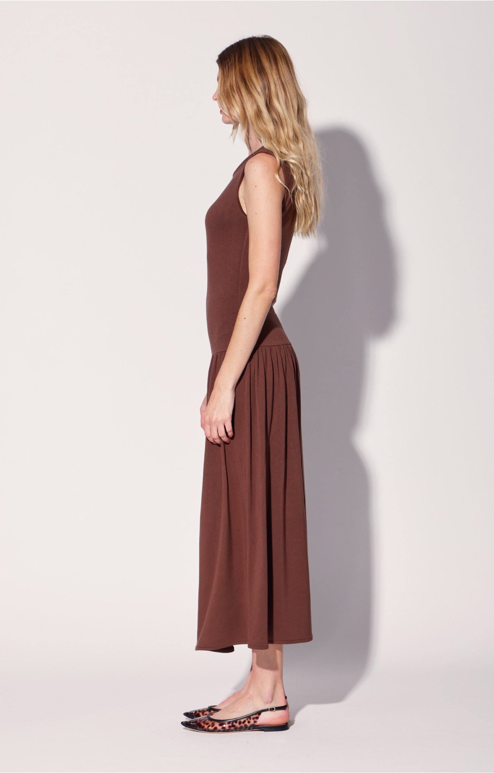 Fatima Dress, Saddle
