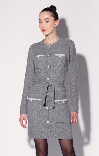 Beth Dress, Heather Grey