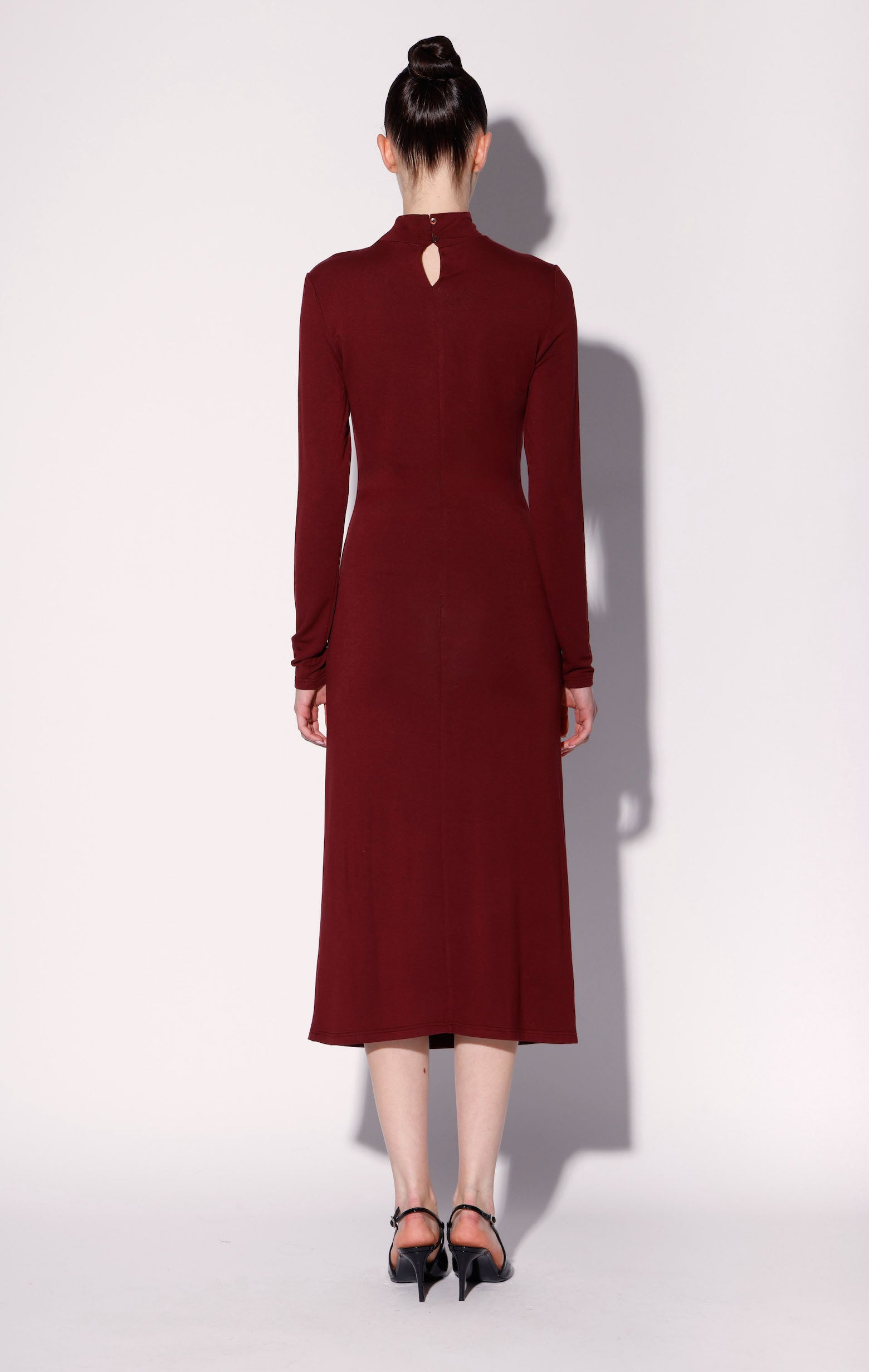Celeste Dress, Burgundy