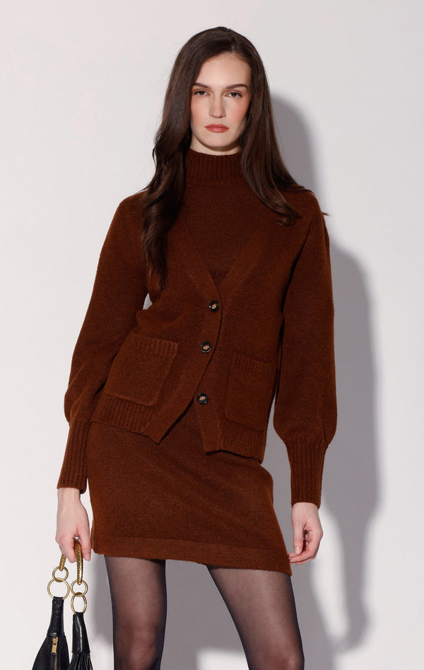 Aretha Cardigan, Brown
