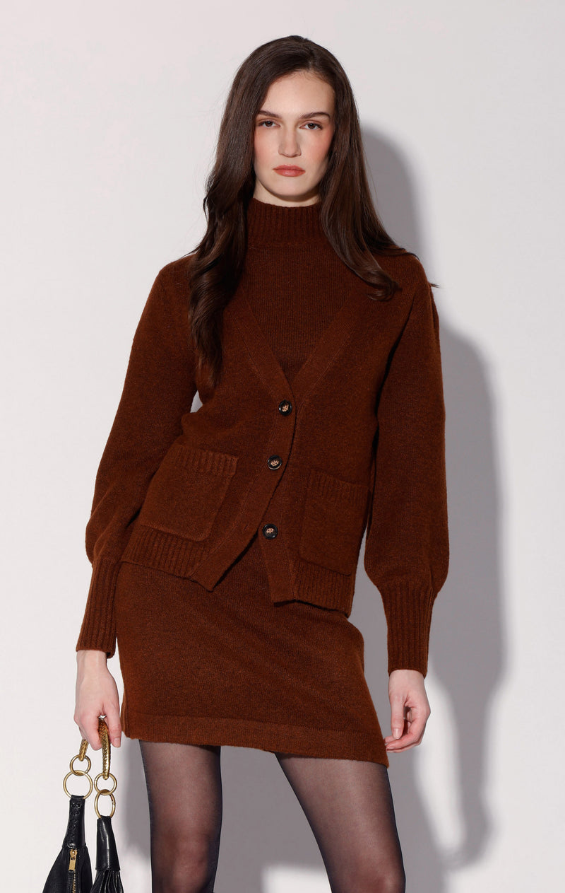 Aretha Cardigan, Brown